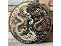 BZTs! 2D Yin-Yang Dragon Engraving from 1st!