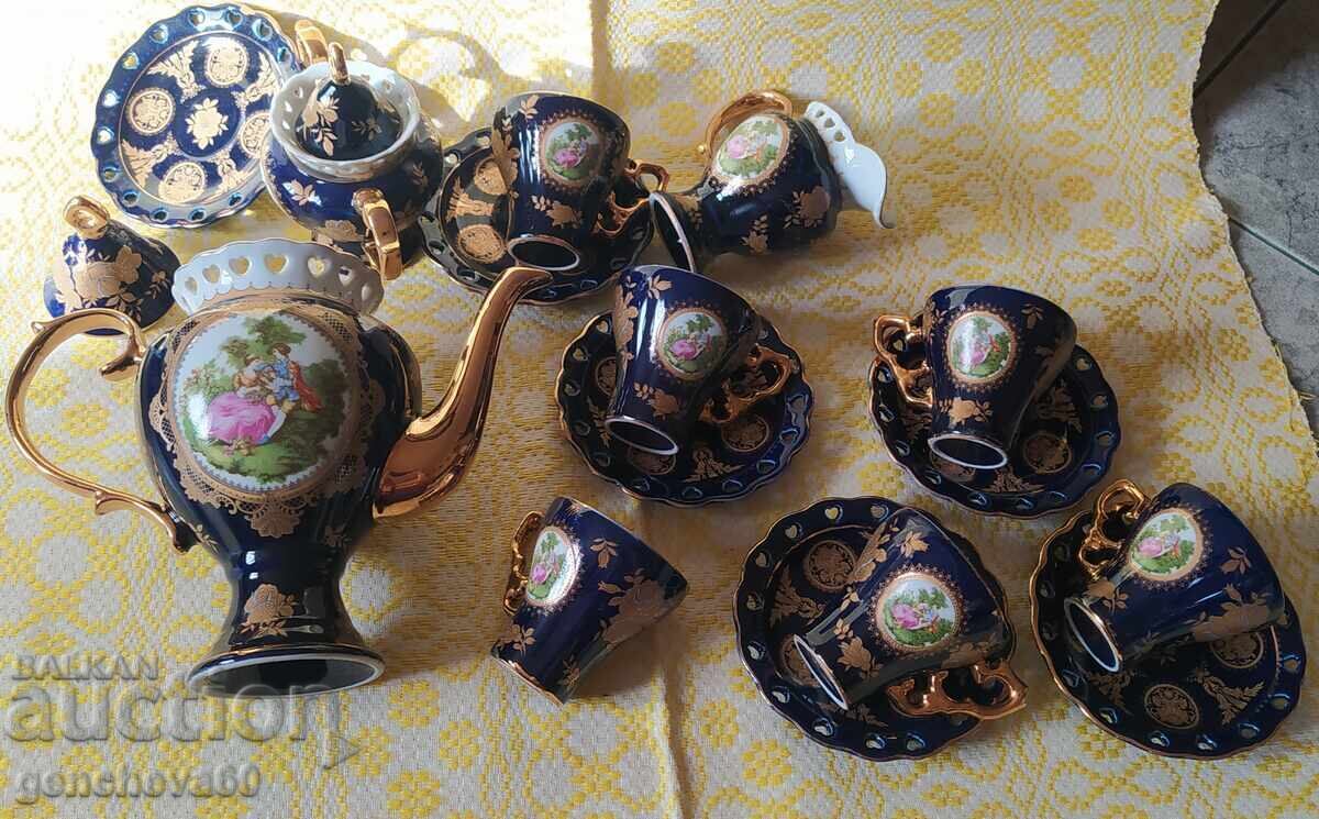 Υπέροχο σερβίτσιο τσαγιού κοβαλτίου "Ρωμαίος και Ιουλιέτα" - 5