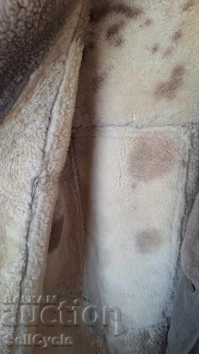 ✅QUALITY WINTER COAT FROM GENUINE LEATHER SIZE XL ❗ with price 2.50 BGN | € 1.28