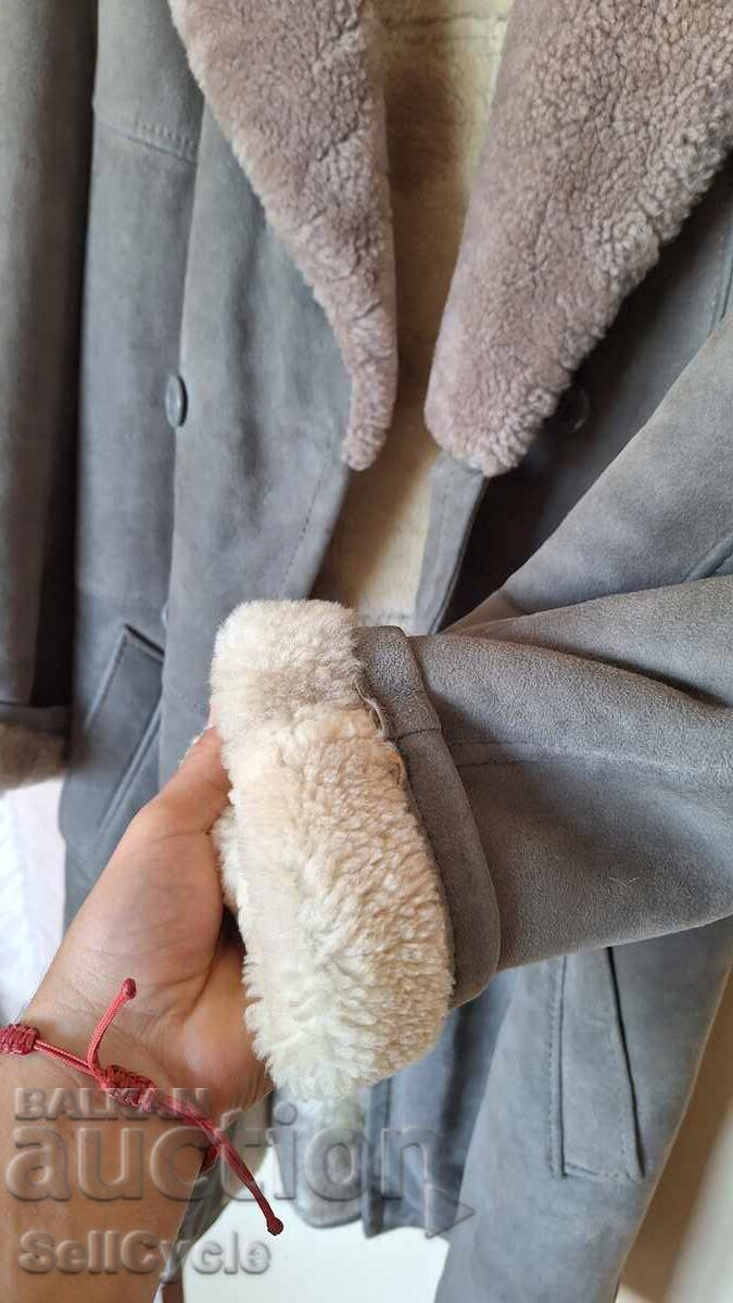 Delivery of ✅QUALITY WINTER COAT FROM GENUINE LEATHER SIZE XL ❗