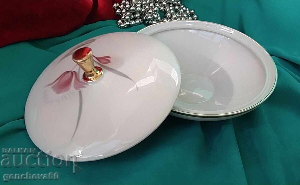 Auction  Porcelain plate with lid Eschenbach-Bavaria