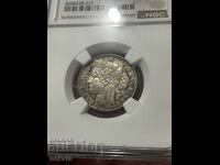 France 1 Franc, 1888 A (Mint: Paris) UNC NGC