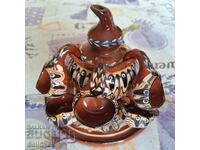 ✅ TROYAN CERAMICS - PITCHER WITH CUPS❗