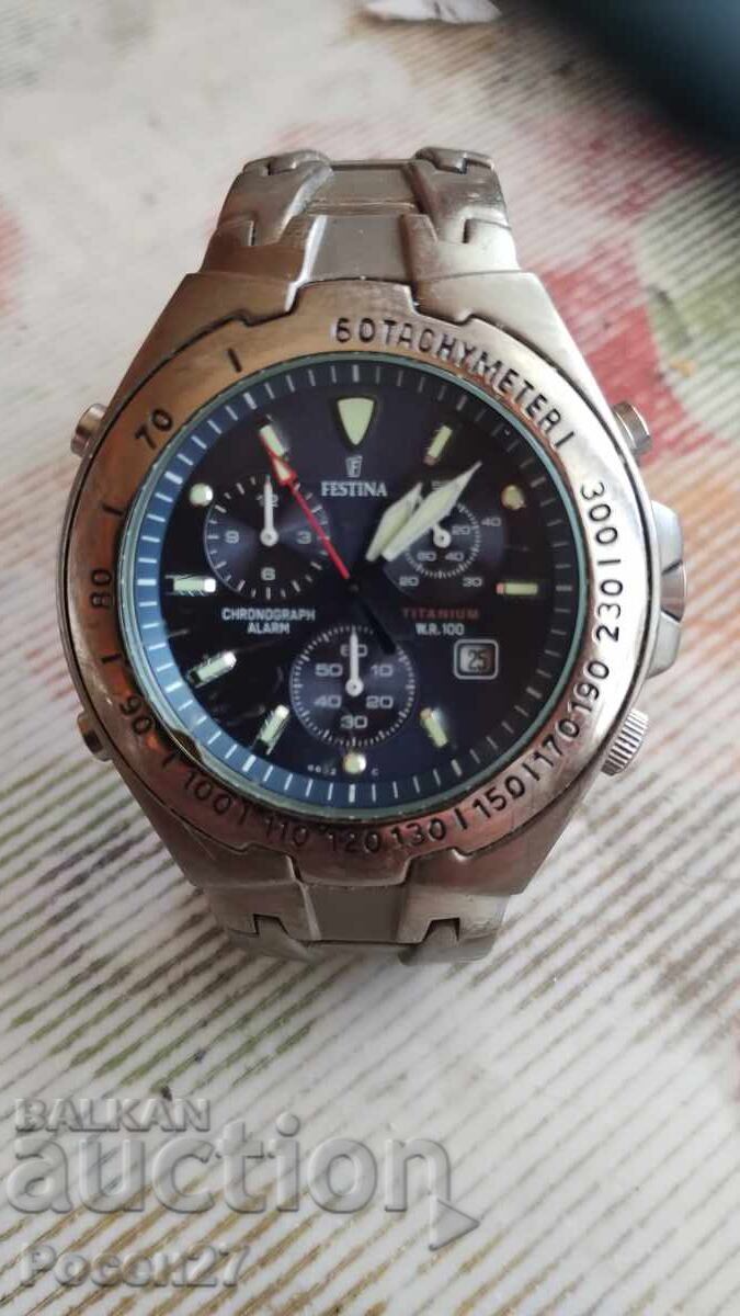 Електронен часовник хронограф festina