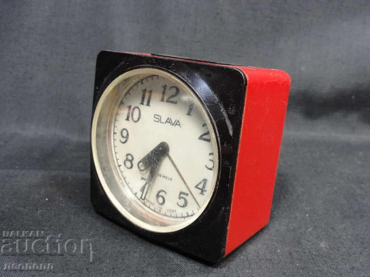 Auction BZC OLD RETRO SOC USSR MECHANICAL CLOCK ALARM CLOCK GLORY Auction BZC OLD RETRO SOC USSR MECHANICAL CLOCK ALARM CLOCK GLORY