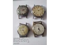LOT OF SOVIET MECHANICAL HAND WATCHES WORKING