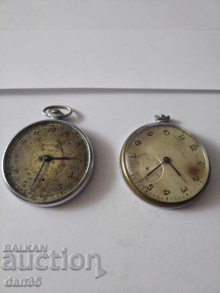 LOT of Soviet Pocket Mechanical Watches