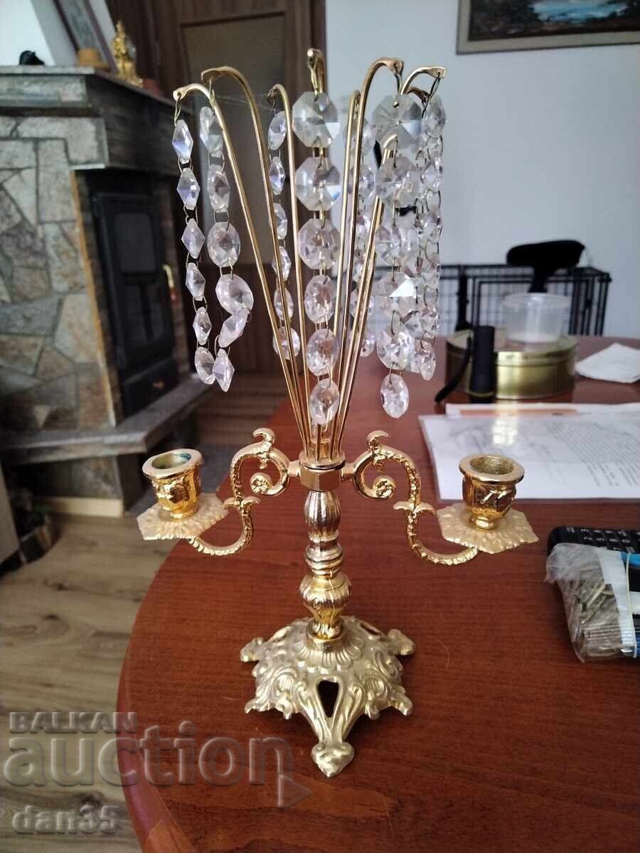 OLD UNIQUE CANDLEHOLDER
