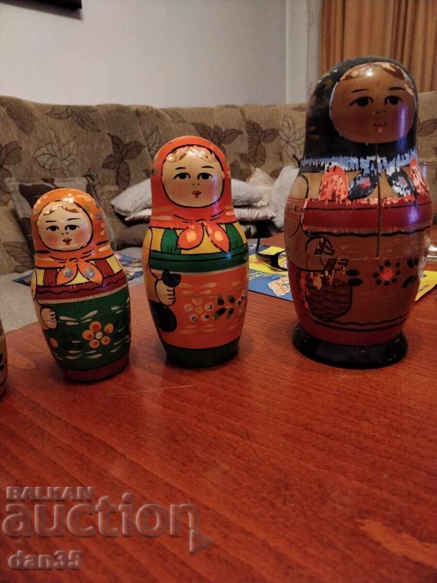 BEAUTIFUL SOVIET MATRYOSHKA DOLL FROM THE 80s - 5 BEAUTIFUL SOVIET MATRYOSHKA DOLL FROM THE 80s - 5