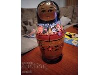 КРАСИВА  СЪВЕТСКА МАТРЬОШКА ОТ 80 –ТЕ