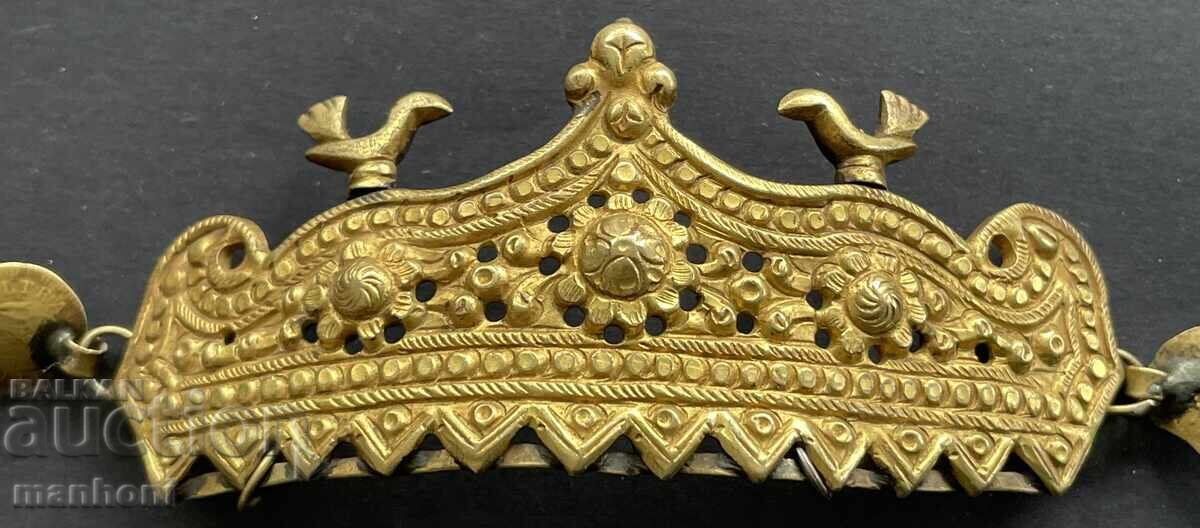 6278 Αναγεννησιακό κόσμημα κεφαλής κοσίνικ φορεμένο πάνω από μαντήλι με τιμή 200.00 BGN | € 102.26 6278 Αναγεννησιακό κόσμημα κεφαλής κοσίνικ φορεμένο πάνω από μαντήλι με τιμή 200.00 BGN | € 102.26