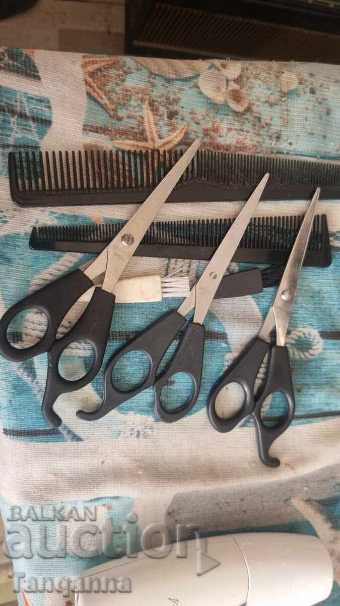 Foarfece și piepteni Foarfece și piepteni