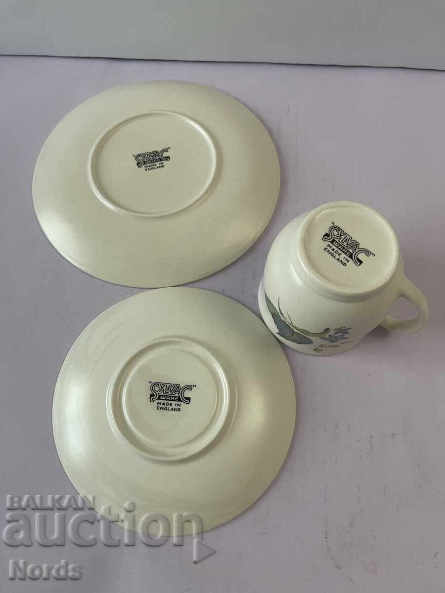 Английски троен сет за чай - 5