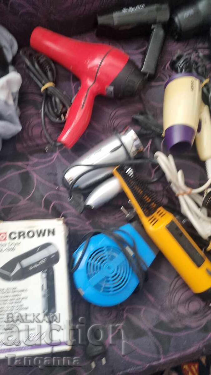 Large lot of hair dryers with price 20.00 BGN | € 10.23