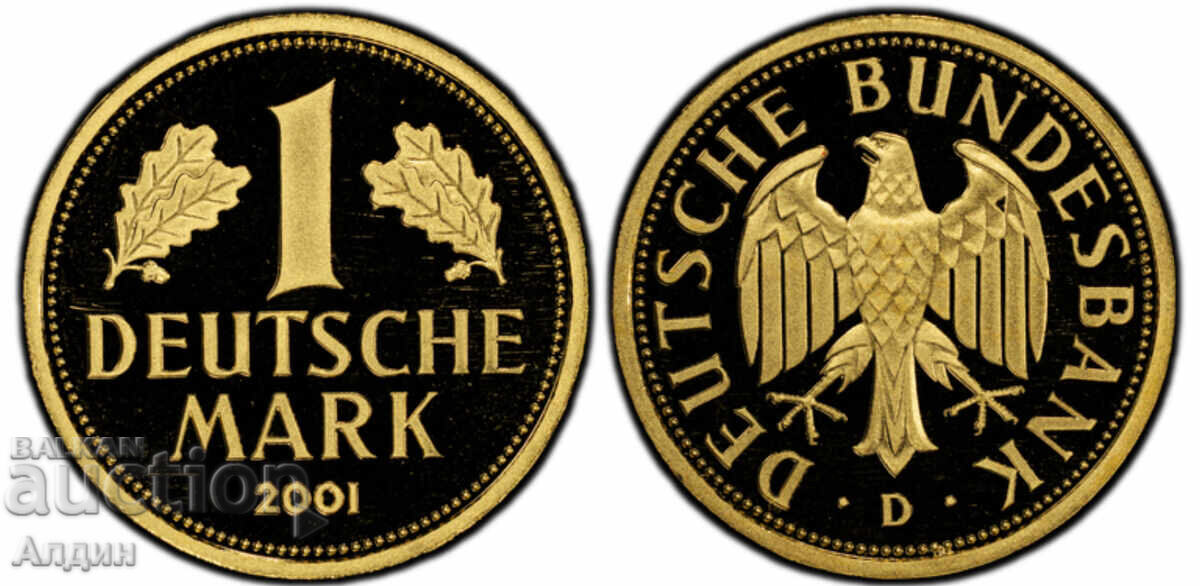 1 Mark 2001-D PR 70 CAM