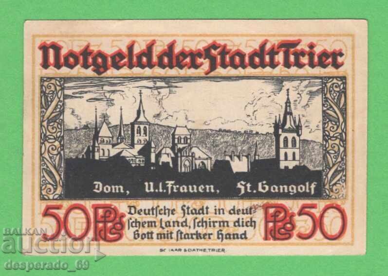Notgeld (Trier) 1921 UNC - 50 Pfennig