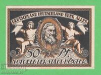 (¯`'•.¸NOTGELD (gr. Höxter) 1921 UNC -50 pfennig¸.•'´¯)