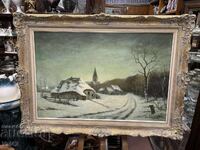 Зимна пейзажна картина