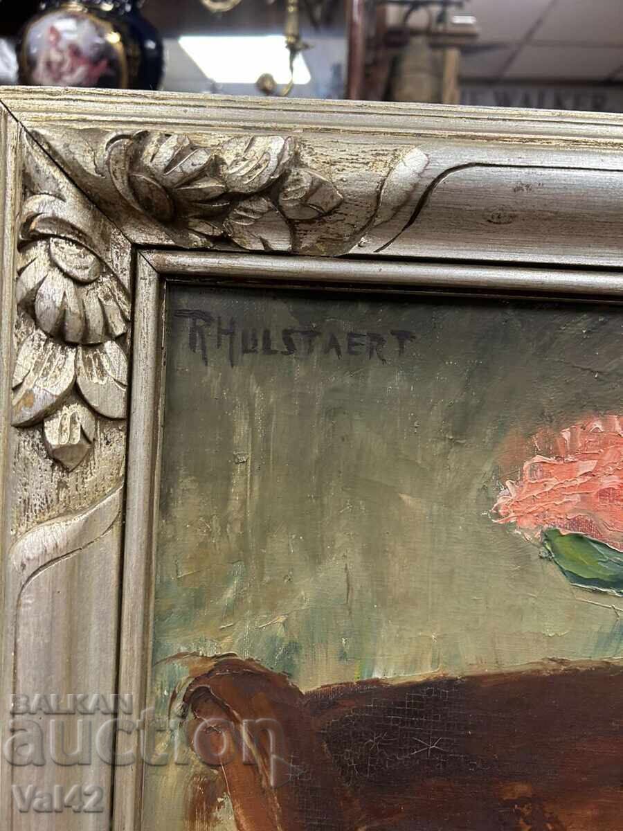 Νεκρή φύση με λουλούδια με τιμή 32.00 BGN | € 16.36