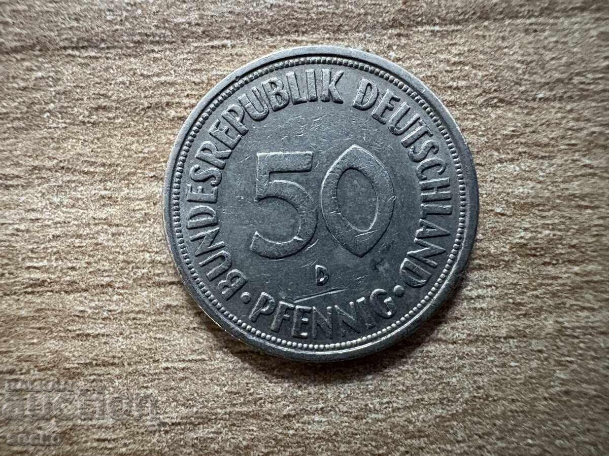 Germany - 50 Pfennig (1970) - D Germany - 50 Pfennig (1970) - D