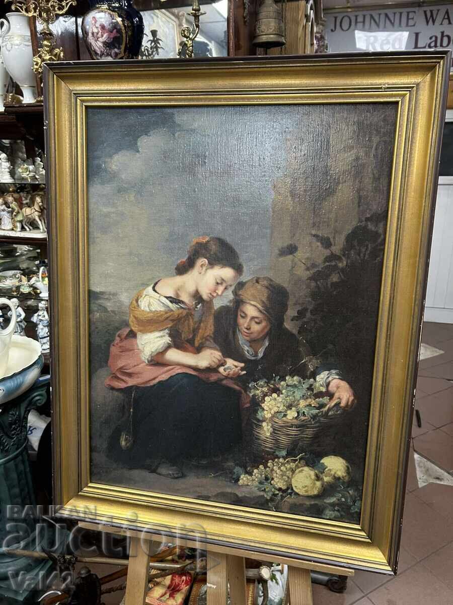 Δημοπρασία Αναπαραγωγή - ελαιογραφία σε καμβά Δημοπρασία Αναπαραγωγή - ελαιογραφία σε καμβά