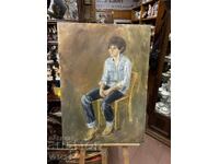 Πορτρέτο – ελαιογραφία σε φάιμπερμπορντ