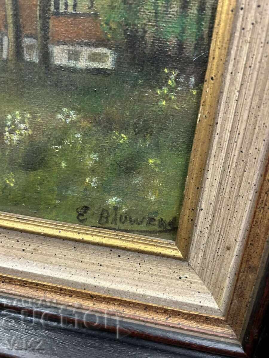 Τοπίο με δέντρα και σπίτι με τιμή 26.00 BGN | € 13.29 Τοπίο με δέντρα και σπίτι με τιμή 26.00 BGN | € 13.29