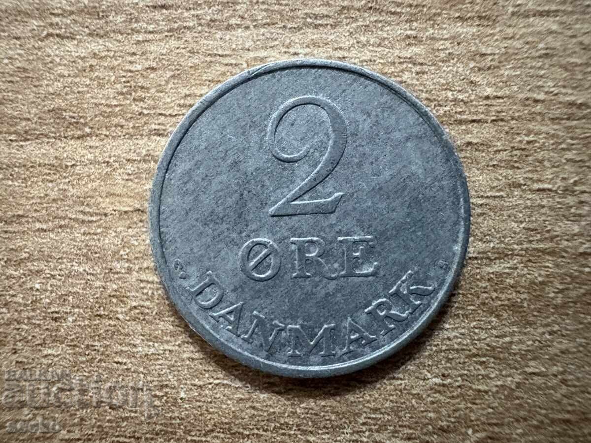 Danemarca - 2 øre (1966)