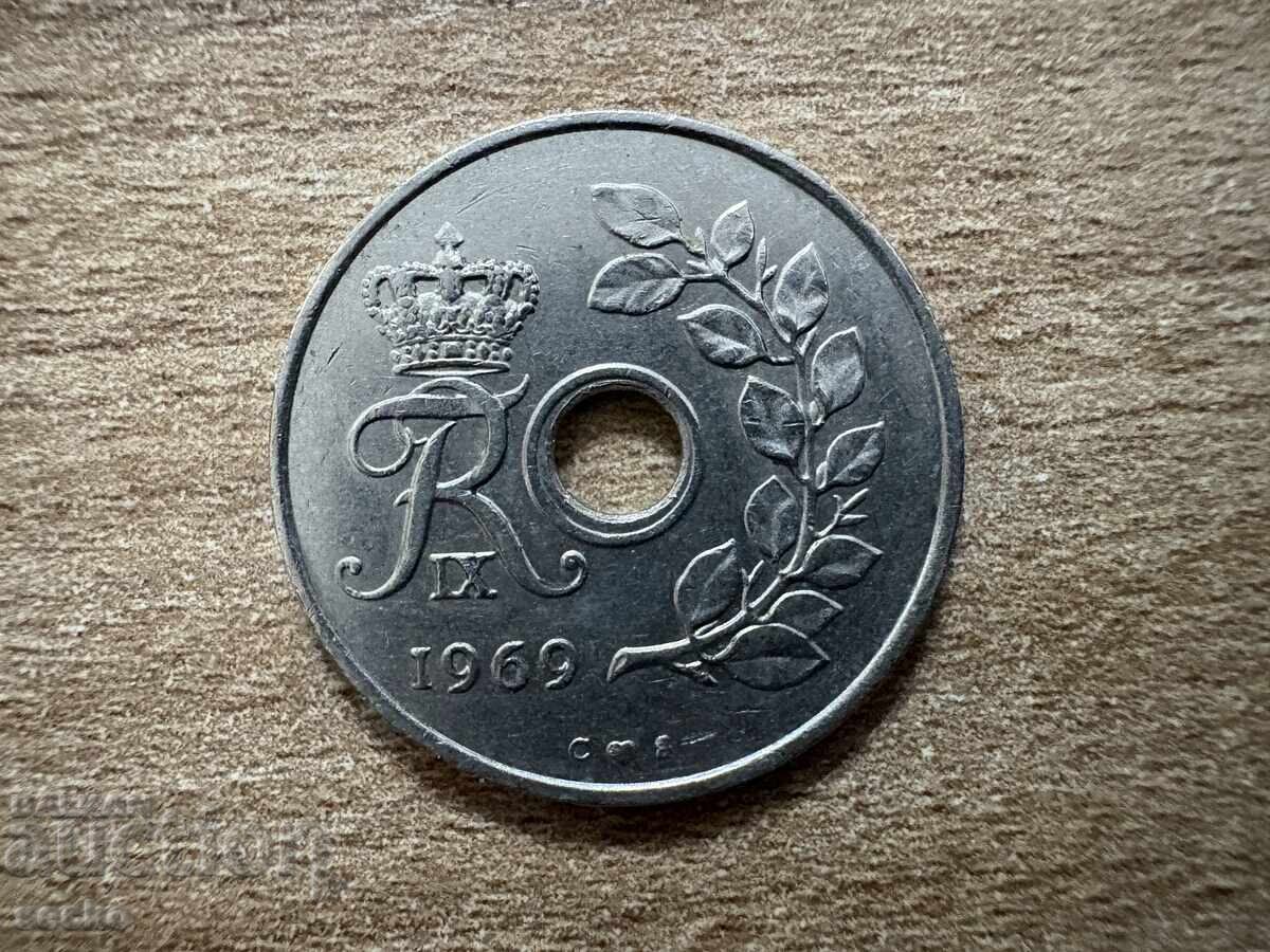 Δανία - 25 γιορε (1969) με τιμή 0.30 BGN | € 0.15