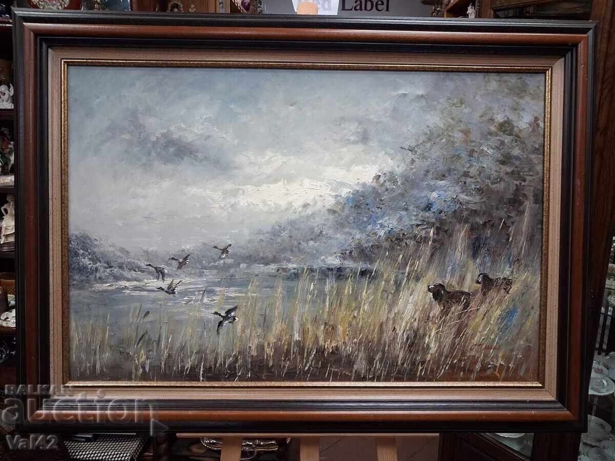 Τοπίο με κυνηγόσκυλα και πάπιες Τοπίο με κυνηγόσκυλα και πάπιες