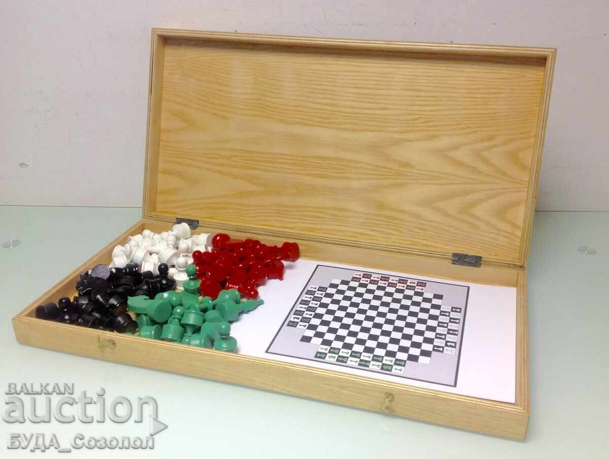 Delivery of Chess for four, 4 players, NEW!