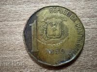 Δομινικανή Δημοκρατία - 1 πέσο (1991)