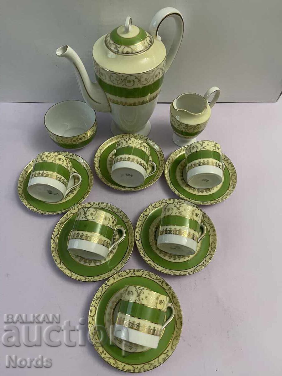 Τσεχοσλοβακία Όμορφο σερβίτσιο καφέ με τιμή 47.66 BGN | € 24.37