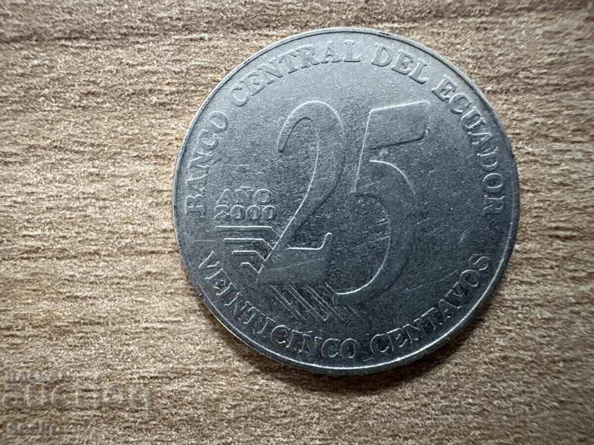 Ecuador - 25 centavos (2000) Ecuador - 25 centavos (2000)
