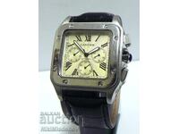 CARTIER Ανδρικό ρολόι χειρός, ρεπλίκα λειτουργικό