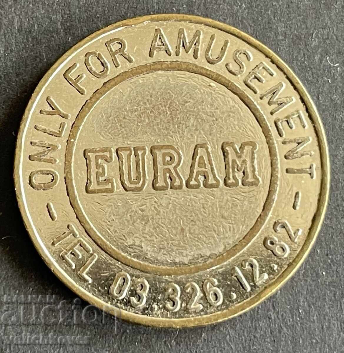 42230 Βουλγαρία σήμα μάρκας παιχνιδομηχανής Euram 1982