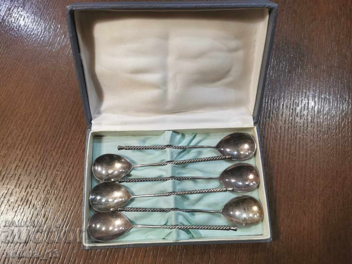 Silver-plated spoons