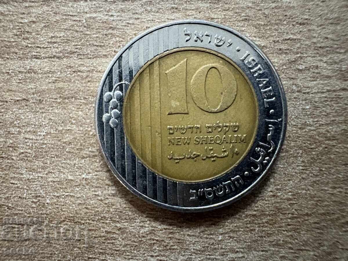 Ισραήλ - 10 νέα σέκελ (2002) Ισραήλ - 10 νέα σέκελ (2002)