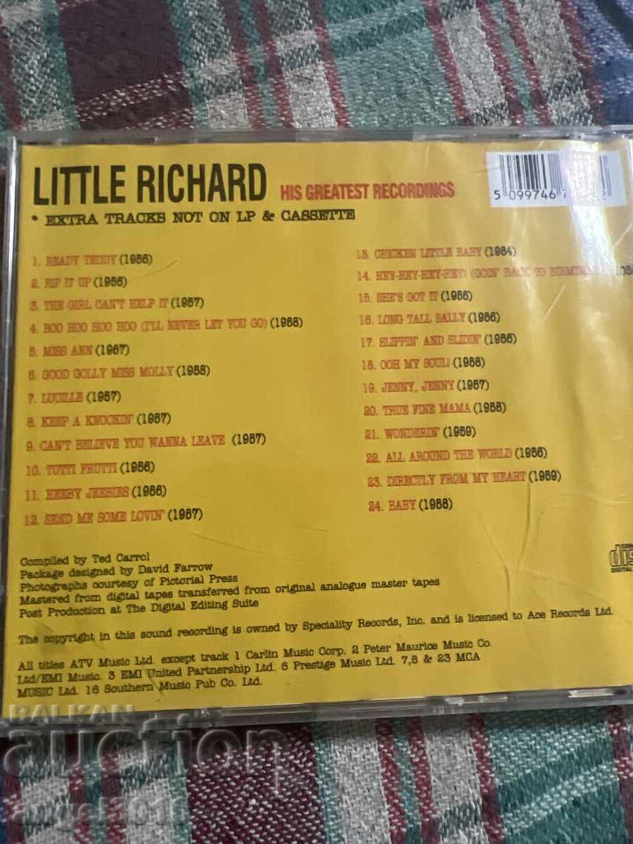 CD-Little Richard – His Greatest Recording—extra tracks
CD-Little Richard – His Greatest Recording—extra tracks
CD-Little Richard – His Greatest Recording—extra tracks
CD-Little Richard – His Greatest Recording—extra tracks
CD-Little Richard – His Greates με τιμή 9.99 BGN | € 5.11 CD-Little Richard – His Greatest Recording—extra tracks
CD-Little Richard – His Greatest Recording—extra tracks
CD-Little Richard – His Greatest Recording—extra tracks
CD-Little Richard – His Greatest Recording—extra tracks
CD-Little Richard – His Greates με τιμή 9.99 BGN | € 5.11