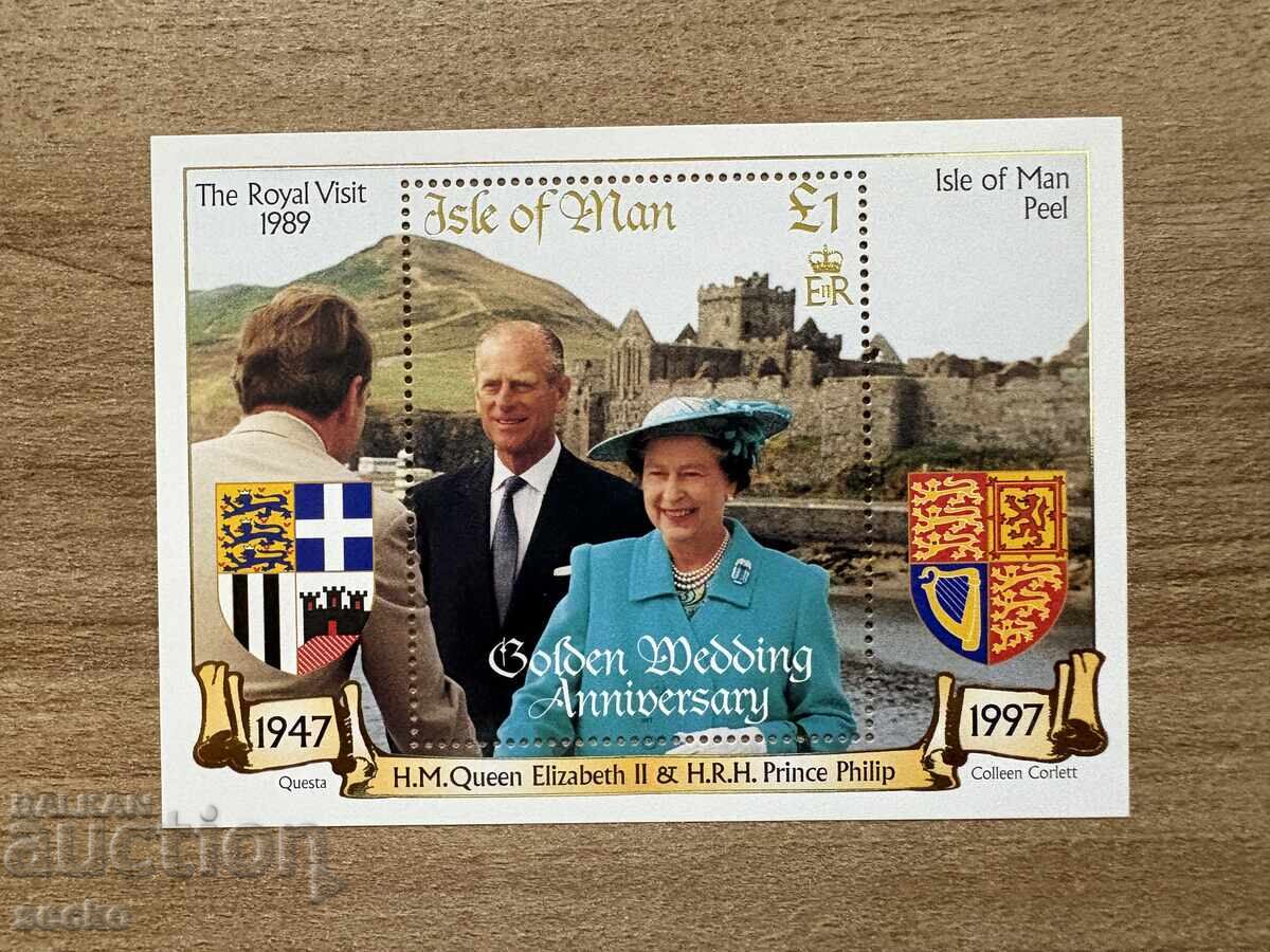 Νήσος Μαν - Χρυσός Γάμος Βασίλισσας Ελισάβετ..(1997) MNH Νήσος Μαν - Χρυσός Γάμος Βασίλισσας Ελισάβετ..(1997) MNH