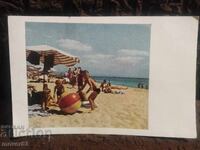Old postcard. Bulgaria. Golden Sands