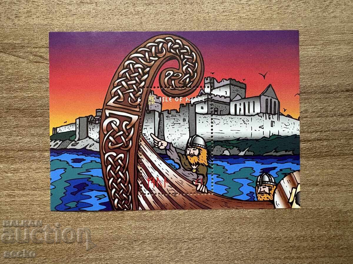 Νήσος Μαν - Βίκινγκ πλοία (1998) MNH