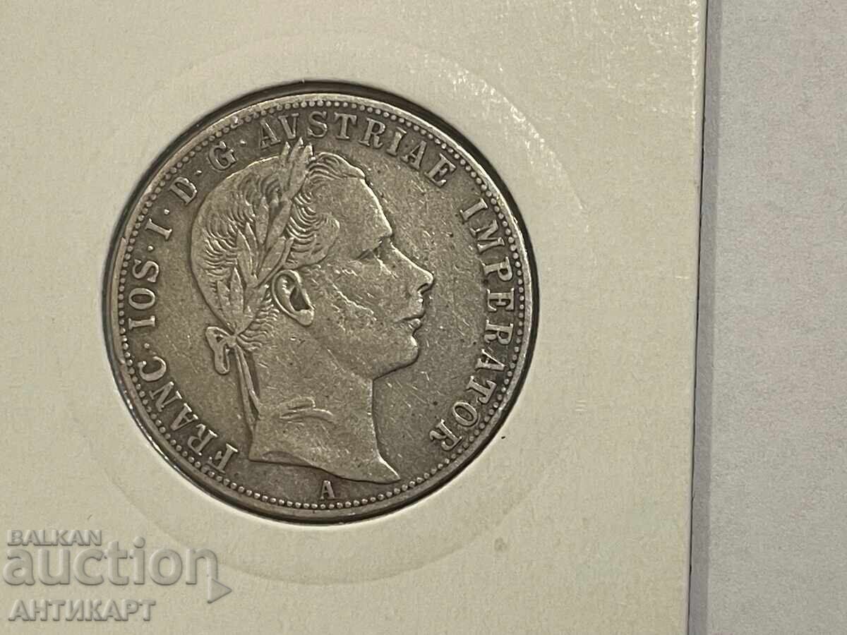 Silver coin Austria 1 Florin 1860 with price 56.00 BGN | € 28.63