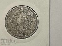 Silver coin Austria 1 Florin 1860