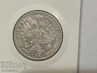 Silver coin Austria 1 Florin 1877