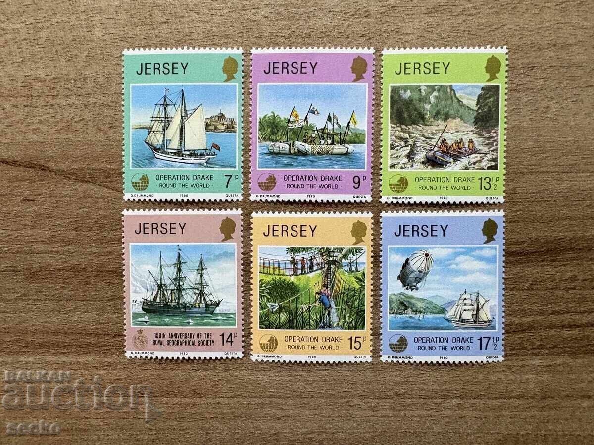 Jersey - Operația Drake, În jurul lumii (1980) MNH Jersey - Operația Drake, În jurul lumii (1980) MNH