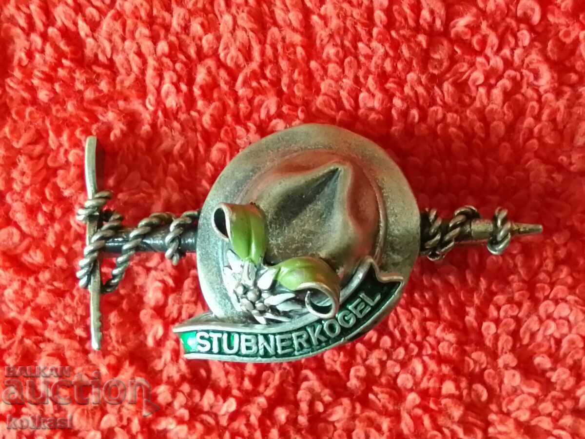 Delivery of Old Badge Tourism Hat Edelweiss Ice Axe