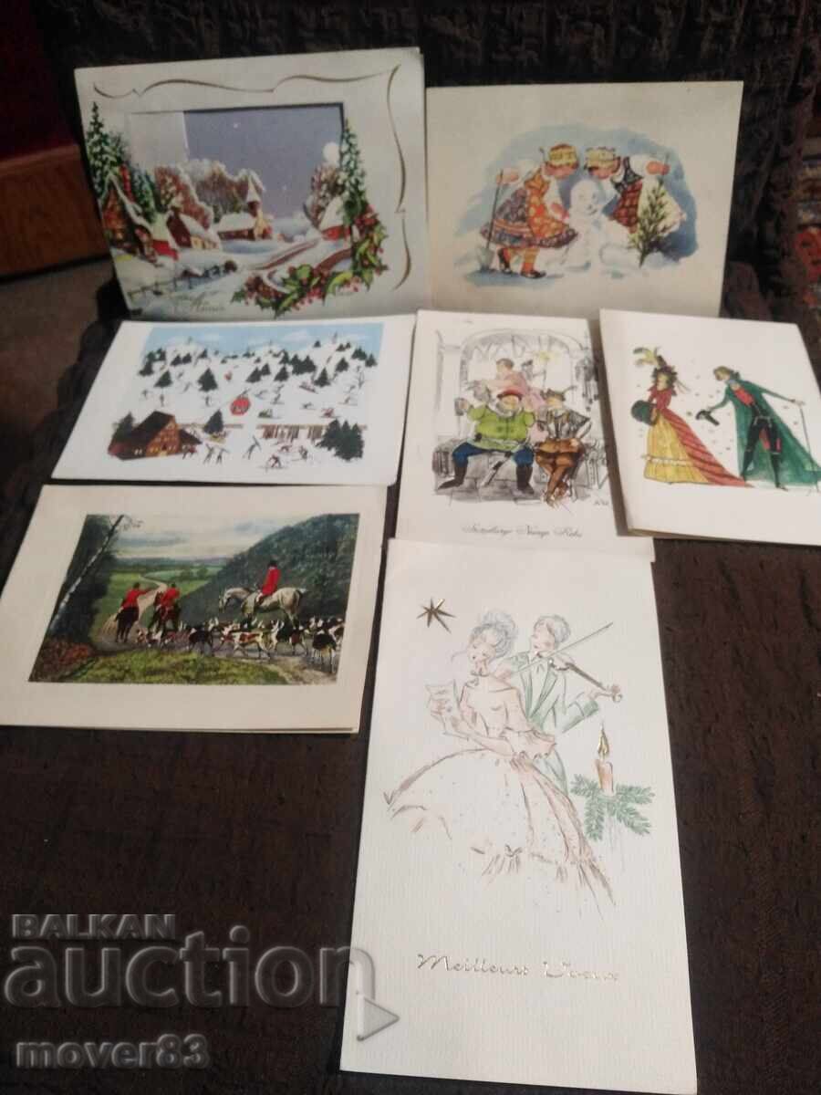 Κάρτες διάφορες. 7 τεμάχια Κάρτες διάφορες. 7 τεμάχια