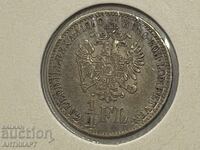 Silver Coin Austria 1/4 Florin 1860