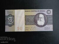 BRAZIL 10 CRUZEIROS 1980 NEW UNC